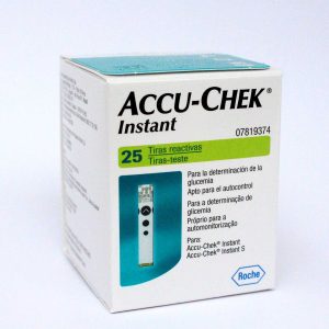 TIRAS ACCU-CHEK INSTANT X 25 UNIDADES