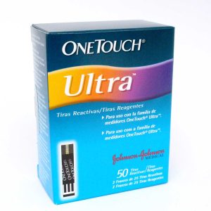 TIRAS REACTIVAS ONE TOUCH ULTRA X 50 UNIDADES