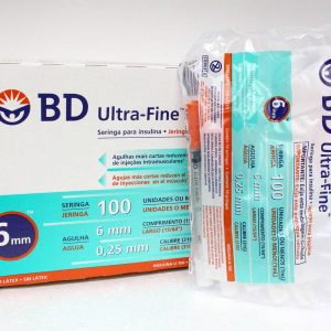 JERINGA BD 100 UI X 6MM ULTRAFINE