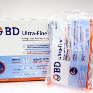 JERINGA BD 50 UI X 6MM ULTRAFINE