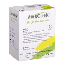 LANCETAS UNIVERSALES VIVACHEK X 100UNID