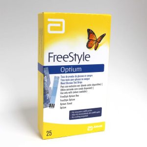 TIRAS GLICEMIA OPTIUM X 25 UNIDADES